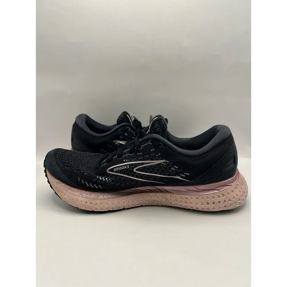 Brooks Glycerin 19 Black And Pink Running Shoes Women Size 9